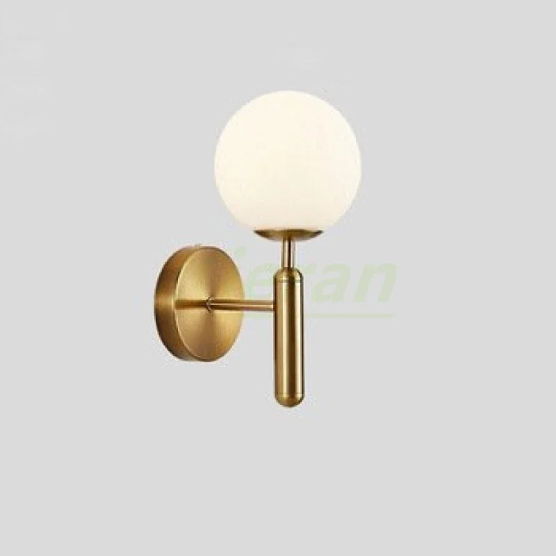 Nordic Modern Simple Glass Ball Led Wall Lamps
