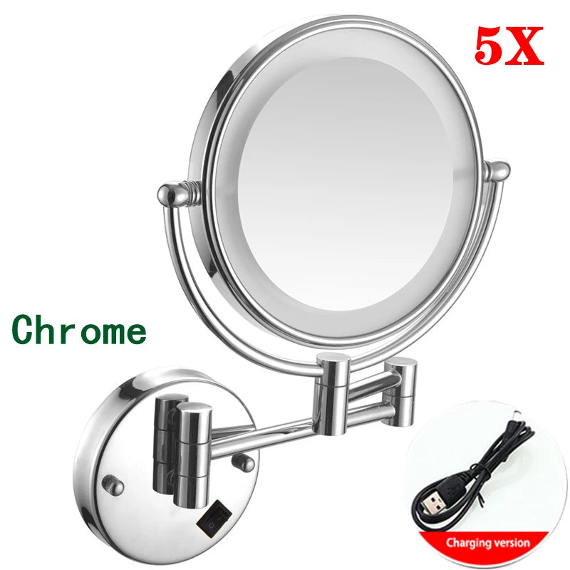 Brushed Gold LED Bathroom Mirrors
