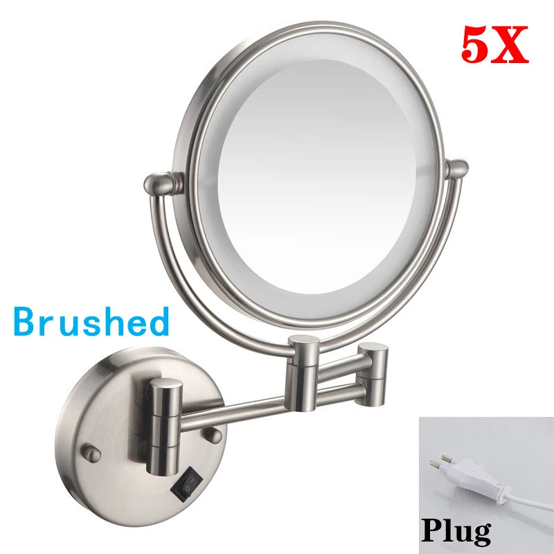 Brushed Gold LED Bathroom Mirrors