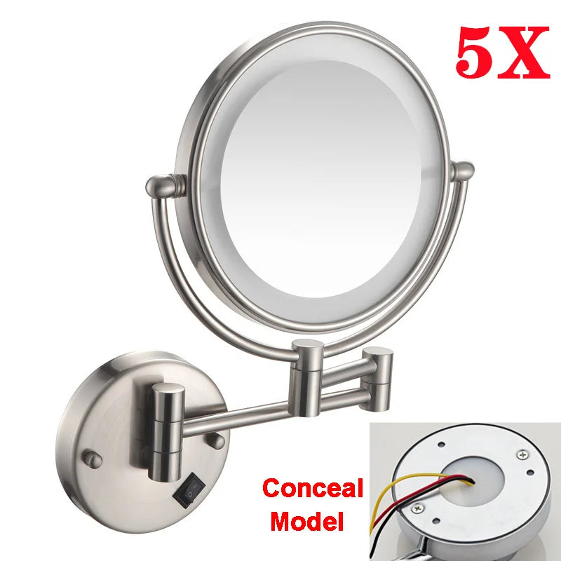 Brushed Gold LED Bathroom Mirrors