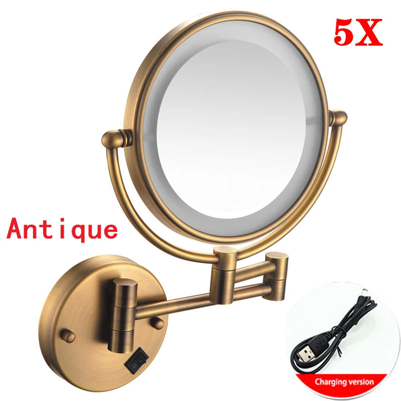 Brushed Gold LED Bathroom Mirrors