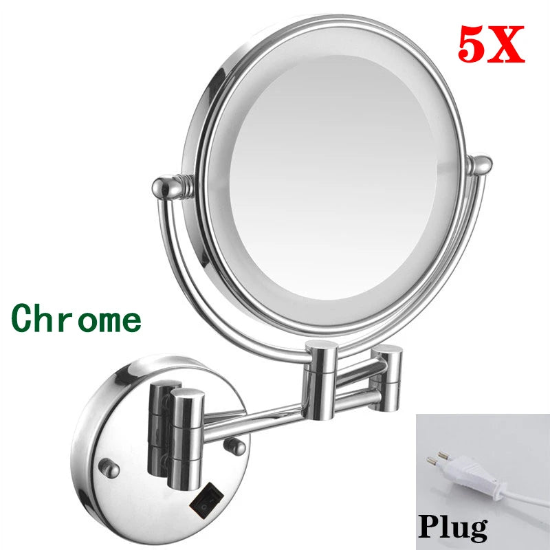 Brushed Gold LED Bathroom Mirrors