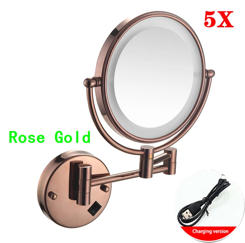 Brushed Gold LED Bathroom Mirrors