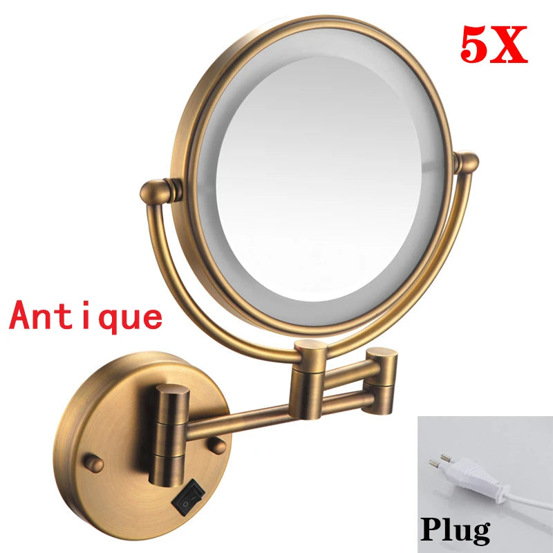 Brushed Gold LED Bathroom Mirrors