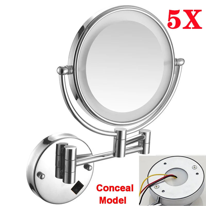 Brushed Gold LED Bathroom Mirrors