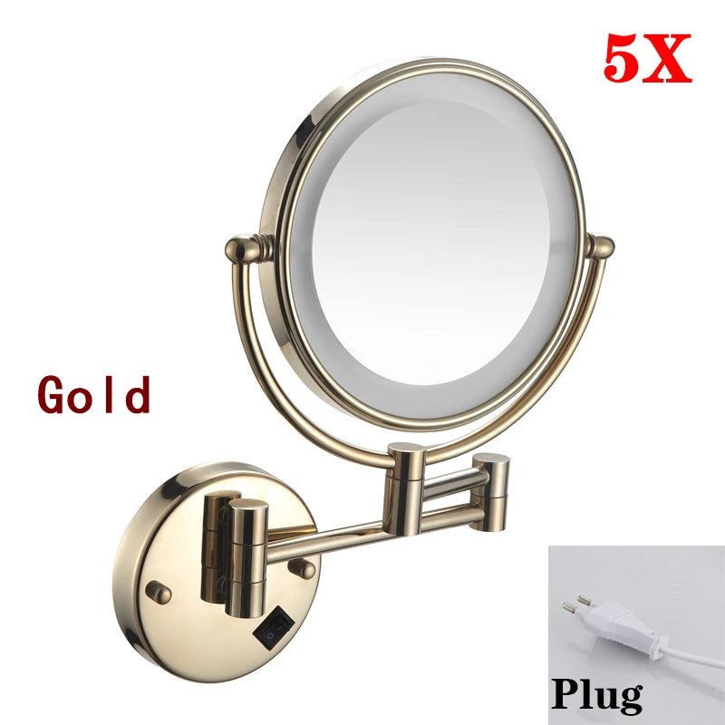 Brushed Gold LED Bathroom Mirrors