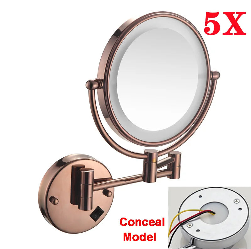 Brushed Gold LED Bathroom Mirrors