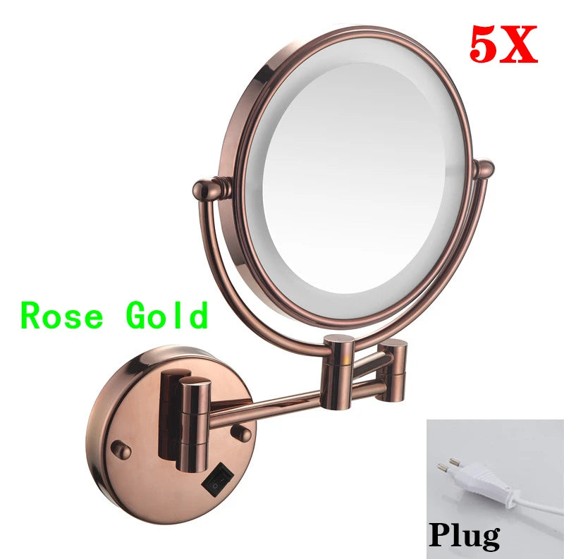 Brushed Gold LED Bathroom Mirrors
