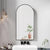 Black Arched Medicine Cabinets with Mirror