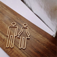 Tips Toilet Sign Plate Wash Room Door Wall Label Sticker