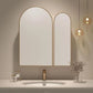 Black Arched Medicine Cabinets with Mirror