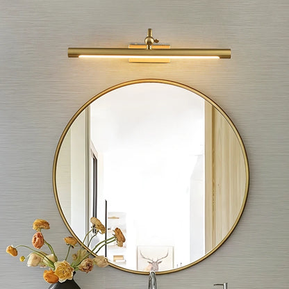 Modern simple style brass wall lamp living room mirror