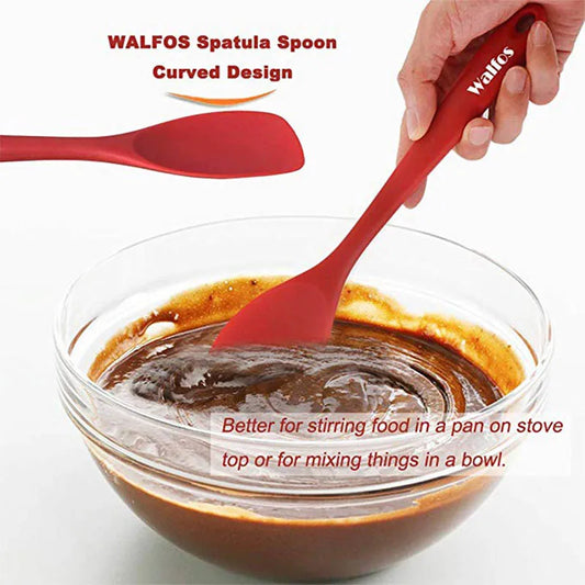 WALFOS Food Grade Silicone Cooking Spoon