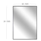 Rectangle Bathroom Mirror with Metal Frame