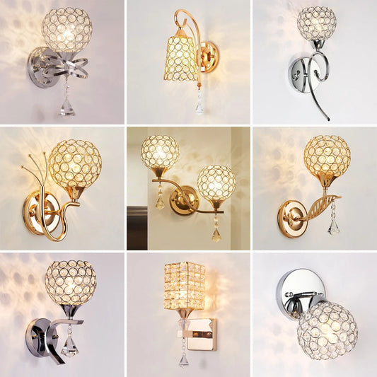 Modern Crystal Wall Lamp Creative